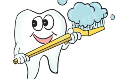 清洁牙齿卡通图 清洁牙齿卡通图