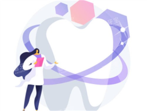 牙医检查牙齿卡通图 牙医检查牙齿卡通图