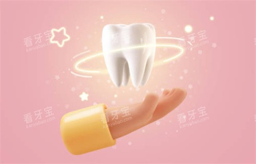 手托举牙齿图 手托举牙齿图