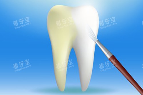 牙齿美白卡通宣传图 牙齿美白卡通宣传图