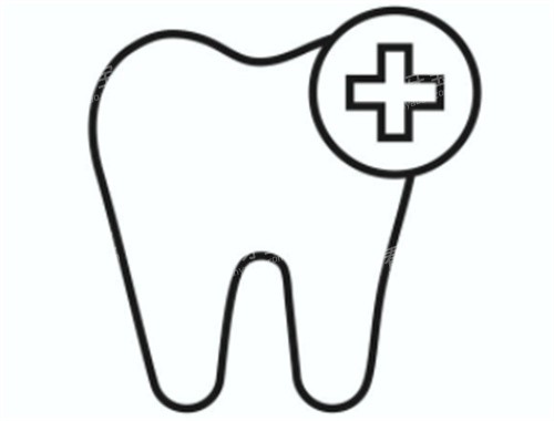 种植牙健康简笔图 种植牙健康简笔图