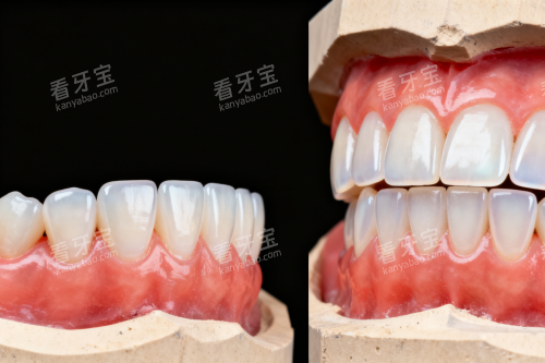 牙齿贴面前后对比图 牙齿贴面前后对比图