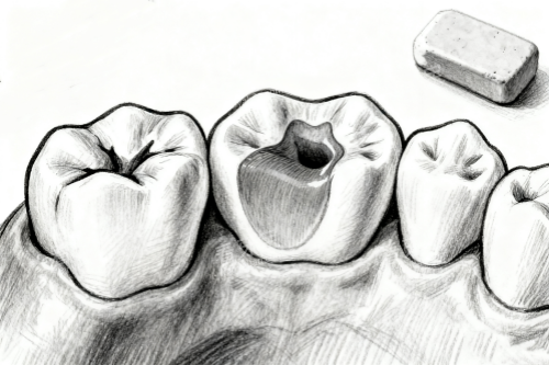 牙齿修复卡通展示图 牙齿修复卡通展示图