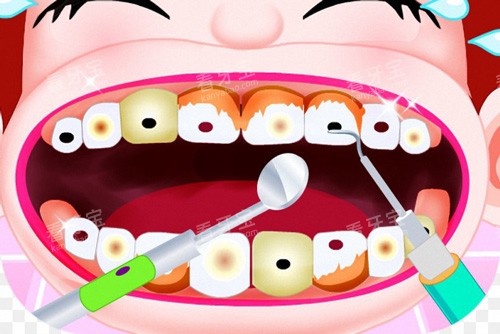 儿童牙齿卡通图 儿童牙齿卡通图