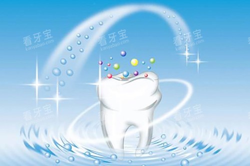 牙齿美学修复卡通宣传图 牙齿美学修复卡通宣传图