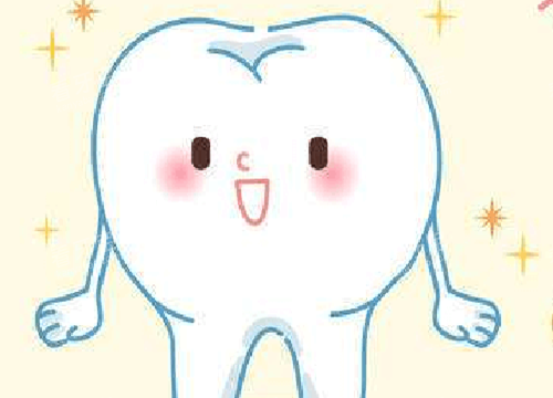 牙齿美白后卡通示意图 牙齿美白后卡通示意图