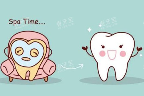 牙齿美白卡通图展示 牙齿美白卡通图展示