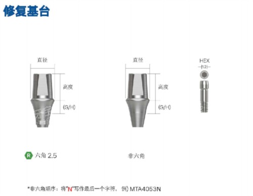 韩一种植体修复基台展示.jpg 韩一种植体修复基台展示.jpg